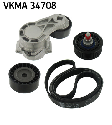 Set curea transmisie cu caneluri VKMA 34708 SKF